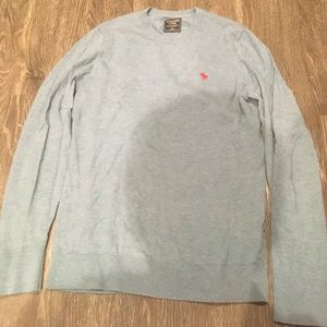 Men's medium light blue Abercrombie sweater